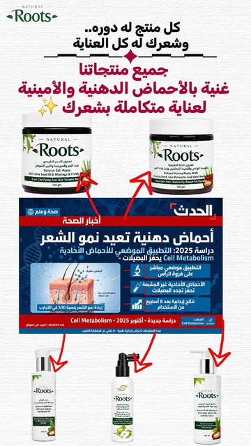 كل منتج له دوره.. وشعرك له كل العناية