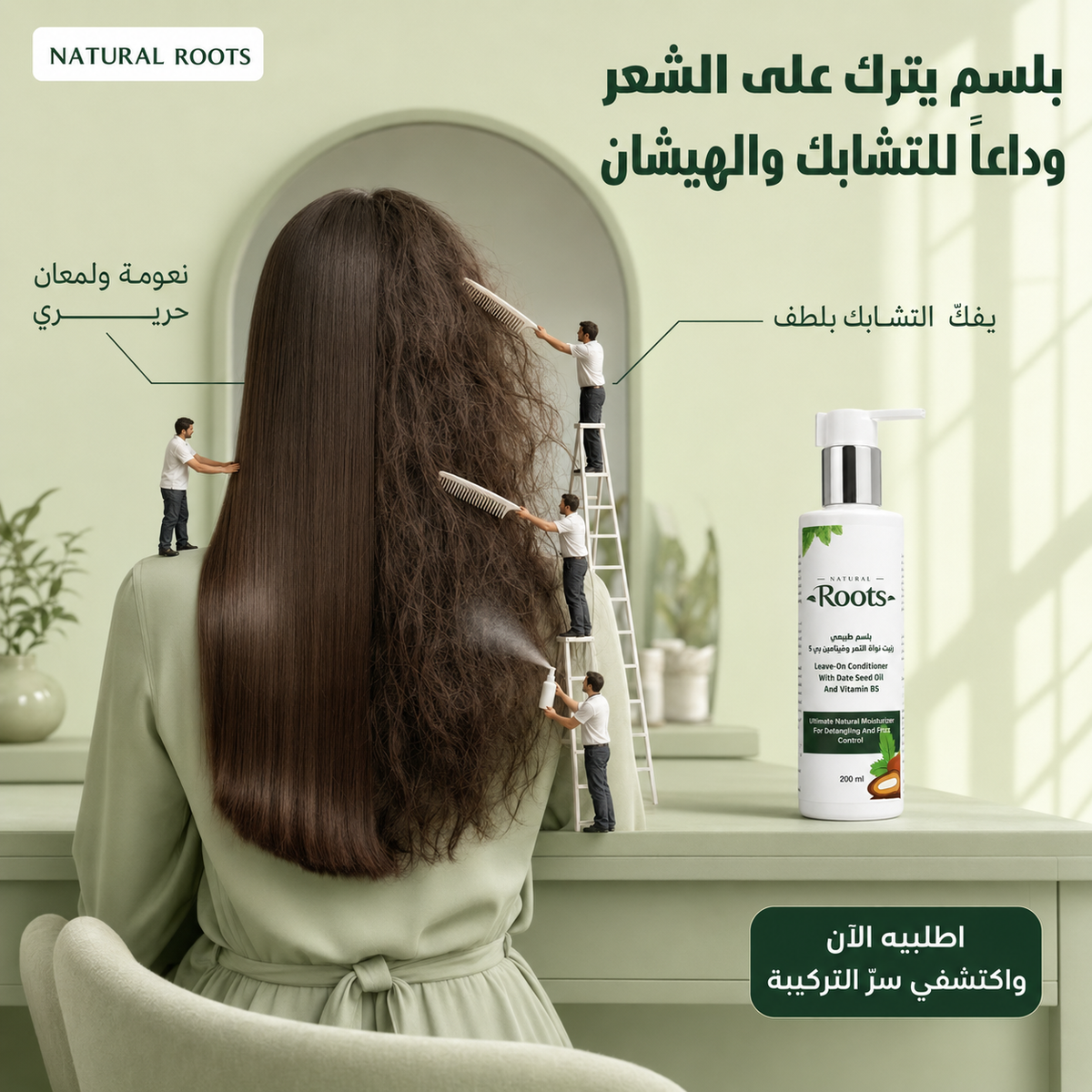 بلسم طبيعي بزيت نواة التمر وفيتامين ب5